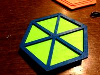 Magnet base for 3D Catan pieces with 2x5mm cylindrical magnets by diehart