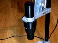 Drill press from old cordless screwdriver by lucibrandus