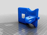 Rostock Max V2 extruder motor mount for use with Flex3drive by rspoering
