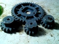OpenRC truggy  central differential: stronger motor gear by hylpro