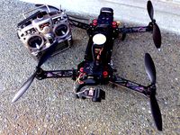 AntiVibration mounting system for larger quadcopters by BluefishNZ