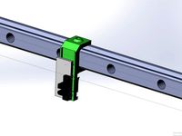 Opto endstop adaptor for hiwin 20mm rail by paboman