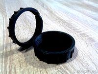 Threaded cap by SpacePrint