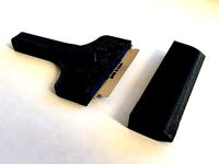 Razor blade scraper with cover by jsc