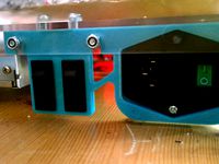 Power connector holder with switches, K8400 by emilhallengren