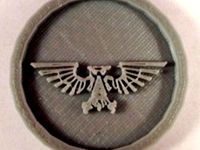 40mm X 4mm Token - Marker of Impieral Army 40K Bits by HorizonCreation3D