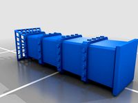 Legend of Zelda wooden standing torch  by Budward