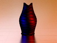 Fish Mouth Vase (closed wall) by Zebra404