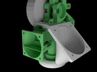 Fan Duct Prusa I3 R2 plug and play by Anfeo