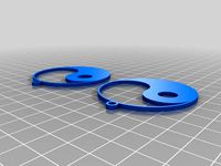 jing jang earrings by bojovic