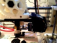 Auto Bed Leveler Addon Prusa i3 Standard Servo Size by lokapian