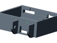 Reworked stepper mount with extra room  by warthur