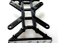 Naze32 Afromini mount for 50mm holder (with LEDs) by Dvogonen