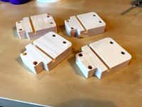 Caster adapters for Like-it modular drawer system by liyanage