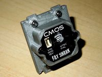 Fatshark 600TVL FPV Cam Mount for the QAV250  by MakerSpatz
