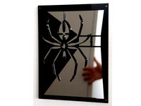 Spidermirror laser cut acrylic picture 12x9" by Folker
