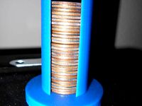 Simple Quarter Holder: One Roll's Worth by gmulhollan