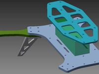 Mini-quad frame for 8" props (max) by ScottCher