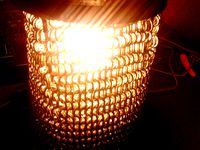 The Chainmail lamp by BertChambaere
