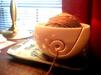 Spiral Yarn Bowl by userexec