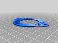 Round avec Bonne Année 2015 by 3DBOXPRINTING