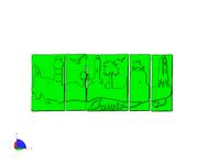 Izmir SkyLine for wall hanging by oraltosun