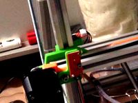 Endstop X support for 2020 aluminium Extrusion ( Roxanne upgrade ) by pierrelesek
