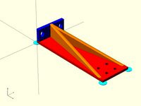 19 inch mount ears with depth adjustment (parametrized, Netgear GS728TP) by kdupke