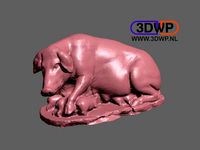 The Laurentian Sow (Roman Statue 3D Scan) by 3DWP