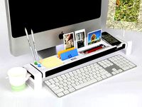 Desk organizer in front of PC by Chloe3D