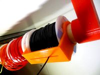 Hookup wire manager/dispenser clip by paynterf