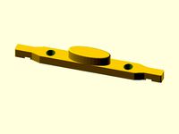 Retractable handle release for delsey trolley by xavan