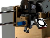 Active cooling fan bracket for 40mm Fans by Tronn