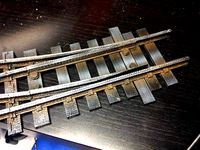 Turnout for Garden Railway Track System 32mm by arockStone