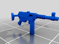 Sub machine gun-2 by Forpost_D6