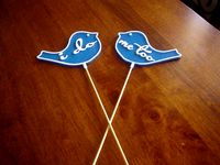 Cake topper - LOVE BIRDS by stumphopper