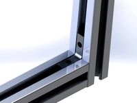 Aluminium profile internal square for 2020 profile 6mm by QGJ37