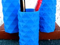 Octagonal Antiprism Pencil Holders by pmoews