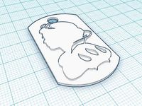 Snow White Charm/Dog Tag by RedstripeX