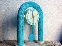 Voronoi Pendulum Clock by Protonik