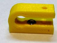 Prusa I3 8mm smooth rod end stop switch mount by n9jcv