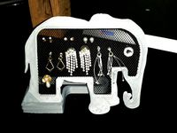 Elephant Earring Holder by PhillipSeidenstricker