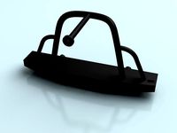 1/10 Scale Back Bumper/Tire rack for Axial Deadbolt or similar truck model by brentd