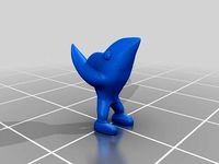 Left Shark - Facial Detail / Armature by AwesomeA