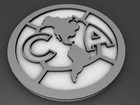 Liga mx - America - easy print by TomasLA