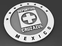 Liga MX - Cruz Azul - easy print by TomasLA
