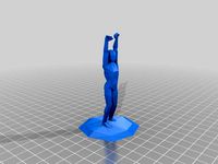 Cheering Man Trophy (I2P Lab) by south2012