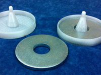 Stackable Fabric Pattern Weights by ubit