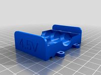 Customizable Parametric Battery Holder (AAA, AA, C, D) by txoof