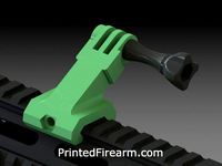 GOPRO Picatinny Rail by PrintedFirearm